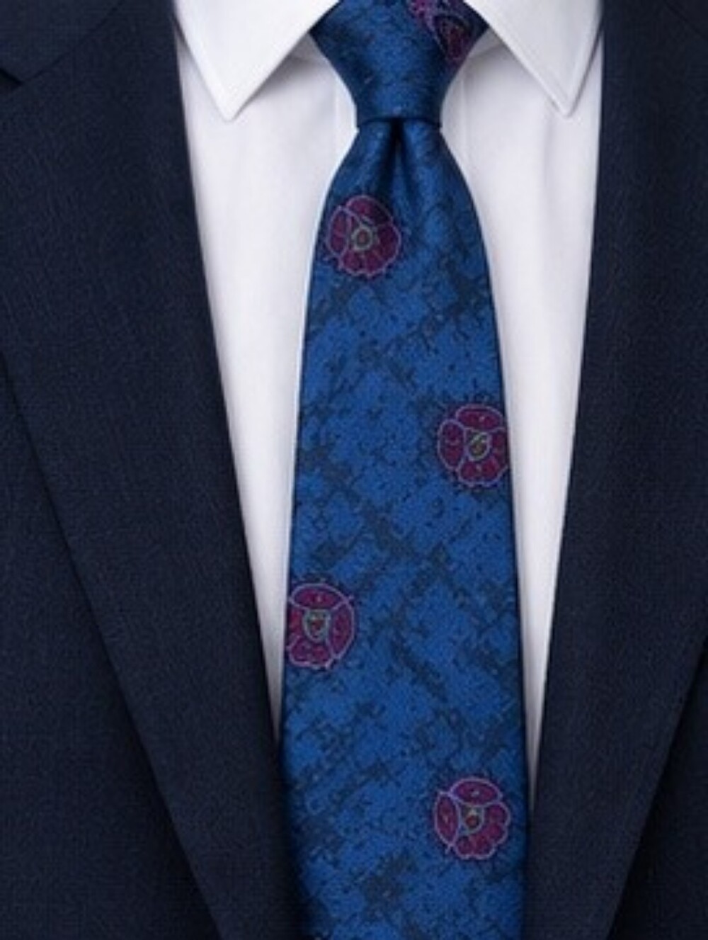 Oscar de la Renta 100% Silk Paisley Tie – Made in Canada